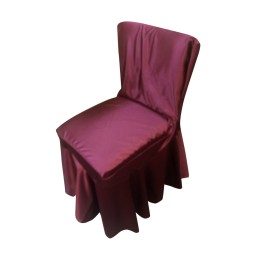 Design burgundy skirt stool cover Custom-made solid color chair cover Chair cover manufacturer Seat head cover University Education Industry Le Shan Tang Liu De School SC051 Design burgundy skirt stool cover Custom-made solid color chair cover Chair cover manufacturer Seat head cover University Education Industry Le Shan Tang Liu De School SC051